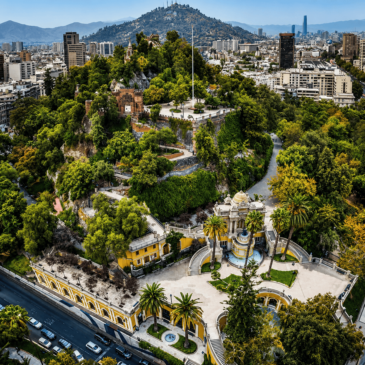 Cerro Santa Lucía, Santiago de Chile